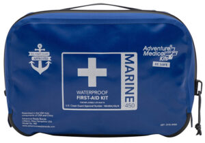 Adventure Medical Kits 01150450 Marine 450 Treats Injuries/Illnesses Dust Proof Waterproof Blue