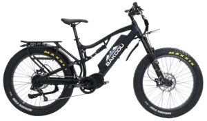 Bakcou E-bikes BS17BB25 Storm 25 Medium Matte Black 17" w/Stand Over Height of 30.50" Frame, Sram 9sp, 40t Front & Sram 11-34t Rear Cassette Bafang M620 Ultra Motor