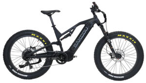 Bakcou E-bikes BSC19BB21 Scout Large Matte Black 19" Frame, 11 Speed Sram NX, 11-42t Rear Cassette BafangUltra Mid-Drive Motor
