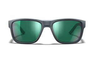 Wiley X AC6OVN17 Ovation  Green Mirror Lens Dark Gray Frame