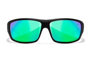 Wiley X ACOME22 Omega  Green Mirror Lens Polycarbonate Matte Black Frame