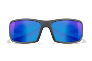 Wiley X SSTWI09 Twisted  M/L Blue Mirror Lens Polycarbonate Matte Gray Frame