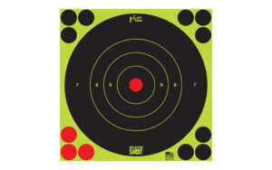 PRO-SHOT TARGET 8" GRN BULLSEYE 6PK