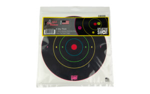 PROSHOT 8" MULTI CLR BULLSEYE 6PK